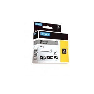 1805435 Dymo Rhino juostelė 12mm/5,5m juoda ant balto (18444)