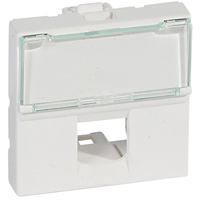 CX-AD-4545-1 45x45 adapteris 1xRJ45 lizdui (Keystone)