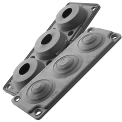MC 3 Daugiavietis sandariklis IP65 RAL7035 4x12/2x54/1x60 (MBA1F03L11)