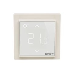 Termostatas DEVIreg Smart WiFi, baltas  +5...+45 °C, grindų+patalpos jutiklis 16A