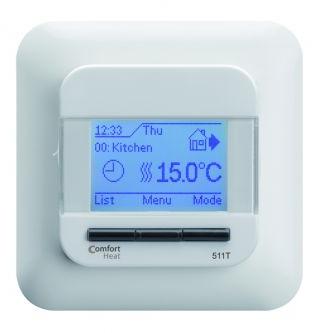 C511T +5..45 °C Prrogramuojamas termostatas su laikmačiu 16A su 3m grindų jutikliu