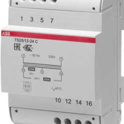 2CSM251043R0811 - TS25/12-24 C transformatorius 25VA 230-12V, 24V AC