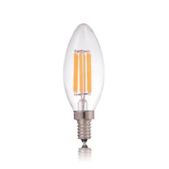 LD-C35FL4-30 LED 4W E14 360* 3000K lemputė BULB FILAMENT 400Lm