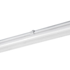 HAGEN LED 2x120cm IP65 PC/PC for LED tubes 1-side powered, white body šviestuvo korpusas 5 metų garantija