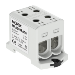 OTL95-2 Gnybtas 2x6-95mm2 Al/Cu 1000V pilkas