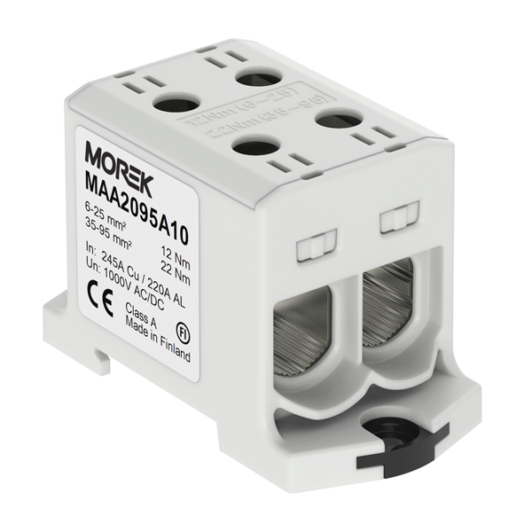 OTL95-2 Gnybtas 2x6-95mm2 Al/Cu 1000V pilkas