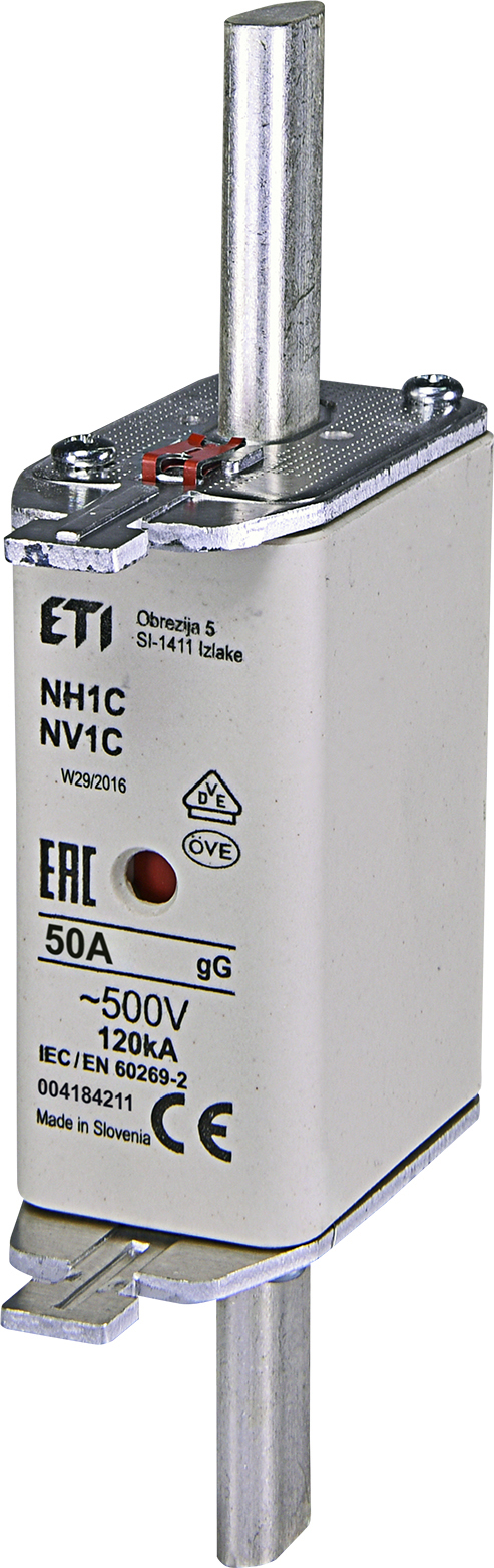 004184211 WT-1C/gG Saugiklis 50A 500V (NH1)
