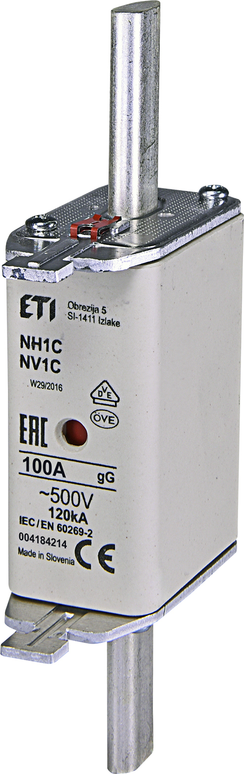 004181214 WT-00/gG Saugiklis 100A 500V (NH00)