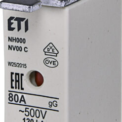 004181213 WT-00/gG Saugiklis 80A 500V (NH00)