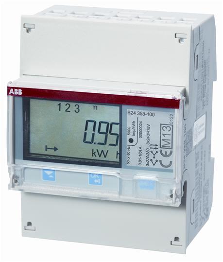 2CMA100184R1000 - B24 353-100 el.energijos skaitiklis 3x400VAC 6A