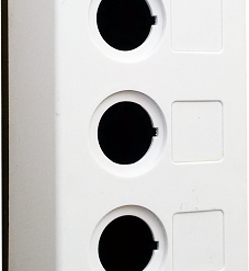 3 vietos valdymo postas baltas IP65