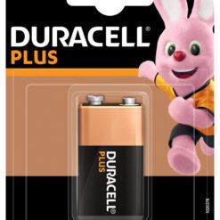Šarminė baterija 6LR61 (1604, 6F22, 522) 9V Duracell Plus Power