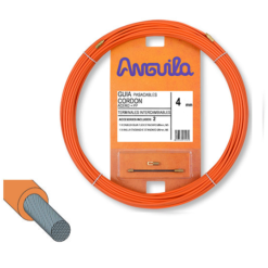 EA60400020 Plieninis kabelio įtraukėjas 4mm 20m oranžinis, dengtas polipropilenu