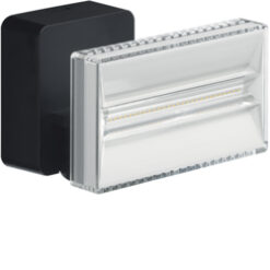 EE647 LED 20W 4000K 2000Lm 140* IP55 prožektorius be.daviklio  juodas  HAGER