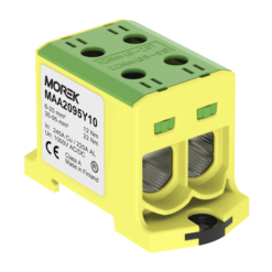 OTL95-2 Gnybtas 2x6-95mm2 Al/Cu 1000V geltonai žalias