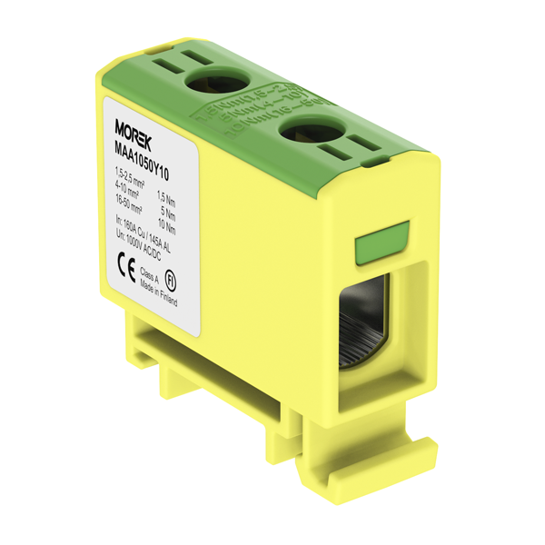 OTL50 Gnybtas 1x1.5-50mm2 Al/Cu 1000V geltonai žalias MOREK