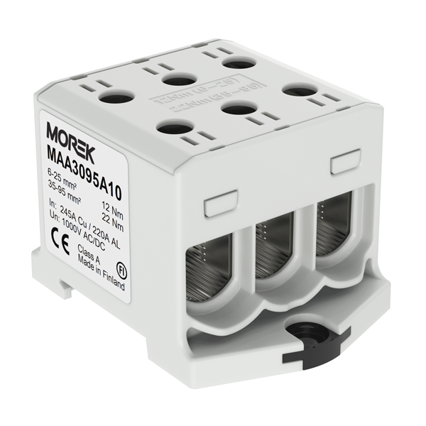 OTL95-3 gnybtas 3x6-95mm2 Al/Cu 1000V pilkas MOREK