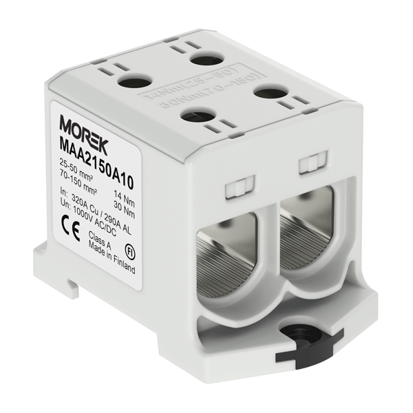 OTL150-2 Gnybtas 2x25-150mm2 Al/Cu 1000V pilkas