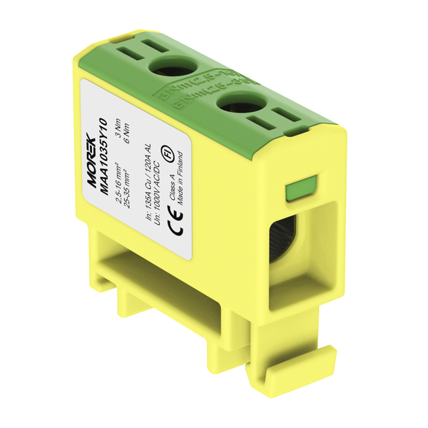 OTL35 Gnybtas 1x2.5-35mm2 Al/Cu 1000V geltonai žalias MOREK