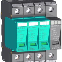81.206 PO I 3+1m 280V/7kA viršįtampių ribotuvas 3P+NPE I+II+III (B+C+D) klasė 7kA 1,3kV