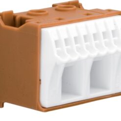 KN10P Greito jungimo gnybtas P, QC, rudas, 10 jungčių