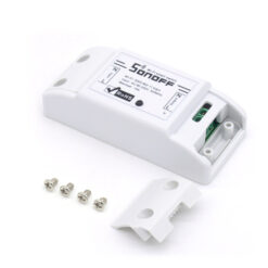 Išmanusis jungiklis SONOFF BASIC R2, 2200W, 230VAC, valdomas programėle, Wi-Fi, galimybė valdyti balsu