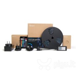 Išmanioji LED RGB juosta SONOFF L1 5M, 300lm/m, 230VAC, juosta IP65, valdoma programėle, Wi-Fi, pulteliu, galimybė valdyti balsu, komplektacijoje yra LED juosta, valdiklis, pultelis ir maitinimo šaltinis