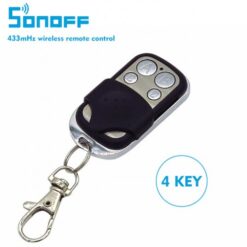 Nuotolinio valdymo pultelis SONOFF RF REMOTE 433 MHz, pastovaus dažnio, 4 mygtukai