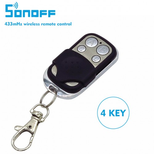 Nuotolinio valdymo pultelis SONOFF RF REMOTE 433 MHz, pastovaus dažnio, 4 mygtukai