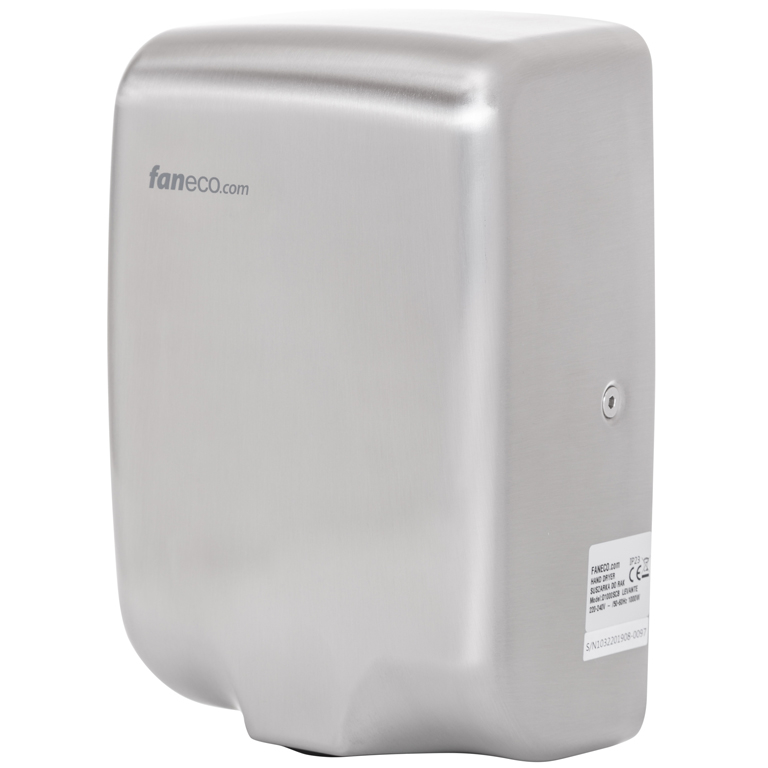 D1000SCB LEVANTE Rankų džiovintuvas 1000W 300x220x145 IP23, nerūdijantis plienas, matinis