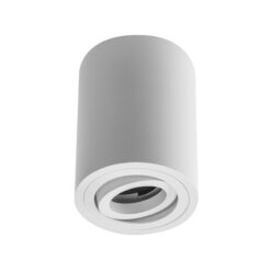 SENSA  alum 85X115 IP20 max 50W baltas šviestuvas apvalus