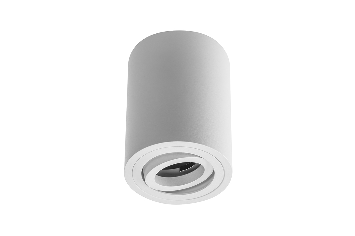 SENSA alum 85X115 IP20 max 50W baltas šviestuvas apvalus