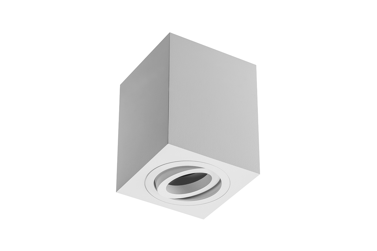SENSA alum 90x90x115 IP20 max 50W baltas šviestuvas kvardatinis