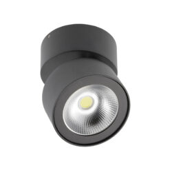 BIANCO 15W 1500Lm 4000K IP20 IK06 36* juodas apvalus 3 metų garantija