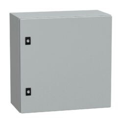 NSYCRN55250P SpacialCRN dėžė lakštinio plieno su montavimo plokšte H500xW500xD250 IP66 IK10 RAL7035