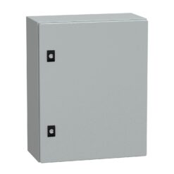 NSYCRN54200P SpacialCRN dėžė lakštinio plieno su montavimo plokšte H500xW400xD200 IP66 IK10 RAL7035