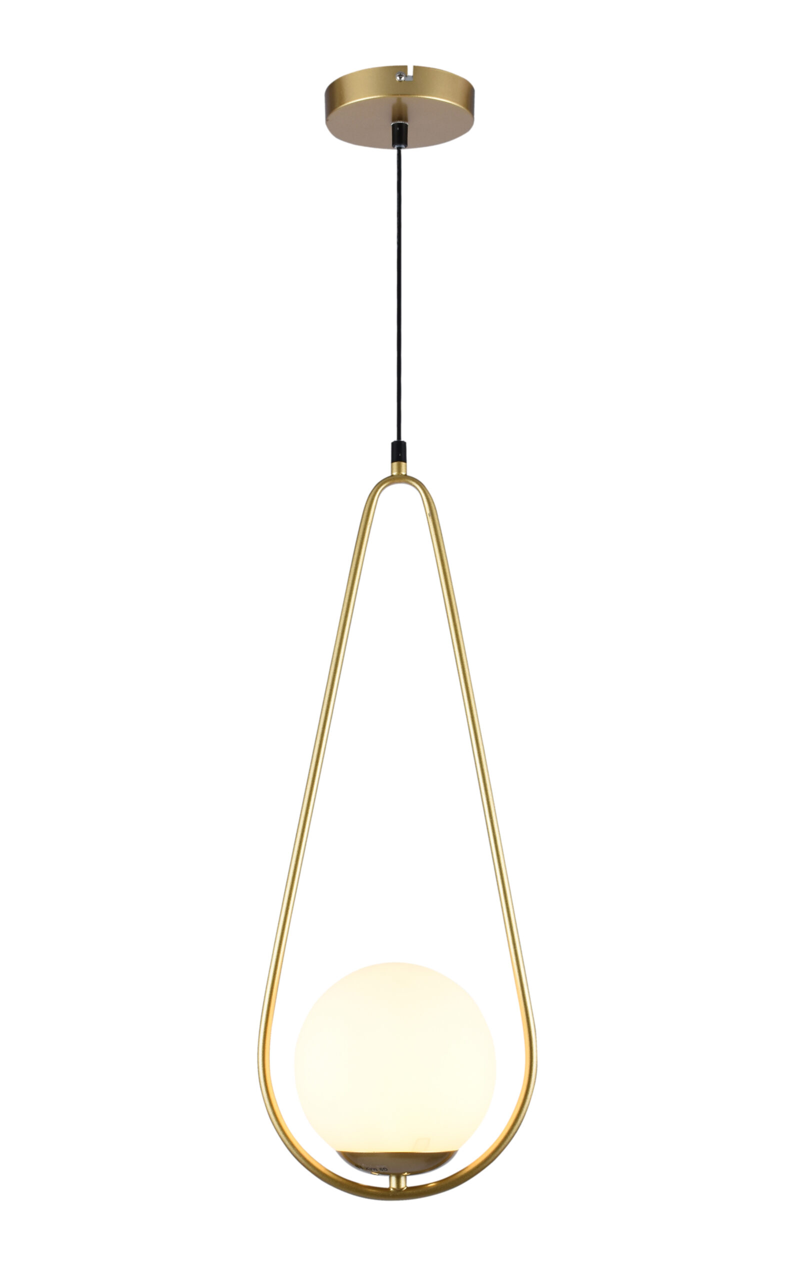 GTV-7542 CIKLOP 1*E27 IP20 Ø 20 cm pakabinamas auksinis šviestuvas