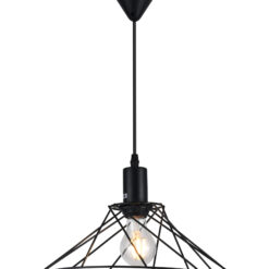 GTV-7849 TILIA  1*E27 IP20 Ø 35 cm pakabinamas juodas šviestuvas