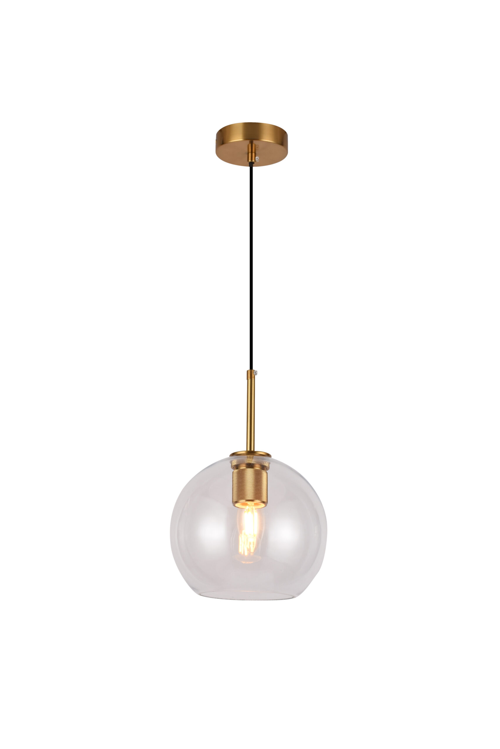 GTV-8013 GIGLAS 1*E27 IP20 Ø 20 cm pakabinamas auksinis šviestuvas