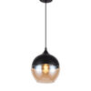 GTV-8389 LENDER  1*E27 IP20 Ø 20 cm pakabinamas juodas šviestuvas