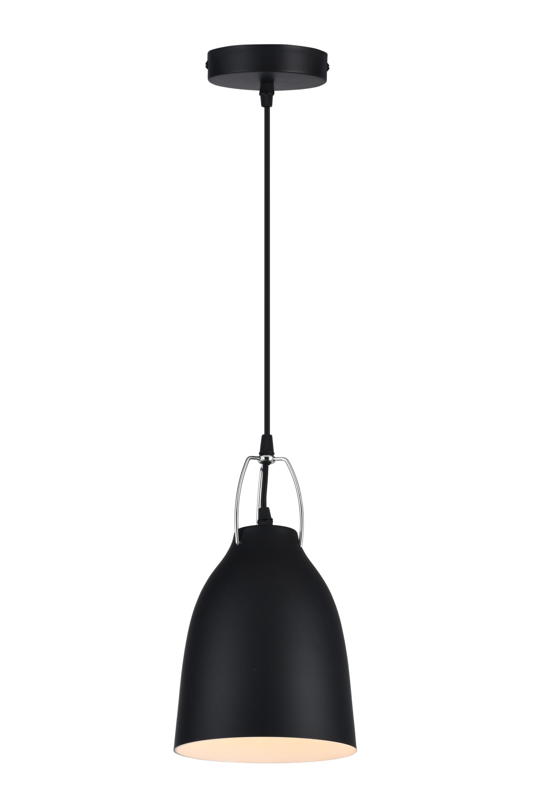 GTV-4475 ORIENT 1*E27 IP20 Ø 18,5 cm pakabinamas juodas šviestuvas