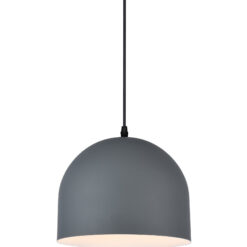 GTV-2041 KATILU  1*E27 IP20 Ø 25 cm pakabinamas pilkas šviestuvas