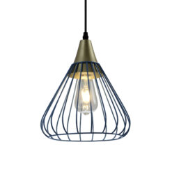 GTV-2578 TESS  1*E27 IP20 Ø 24 cm pakabinamas mėlynas šviestuvas