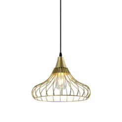 GTV-2646 LOTTE 1*E27 IP20 Ø 33 cm pakabinamas auksinis šviestuvas