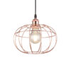 GTV-7047 VIELA 4  1*E27 IP20 Ø 27,5 cm pakabinamas vario spalvos  šviestuvas
