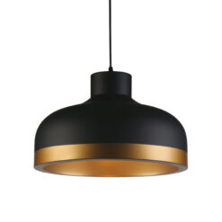 GTV-4113 GOLDI 2 1*E27 IP20 Ø 42 cm pakabinamas juodas/auksinis šviestuvas