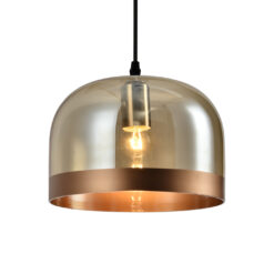 GTV-7146 LATI 1*E27 IP20 Ø 23,5 cm pakabinamas bronzinis šviestuvas