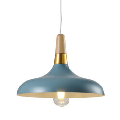 GTV-7429 SKANDI 3  1*E27 IP20 Ø 35 cm pakabinamas mėlynas šviestuvas