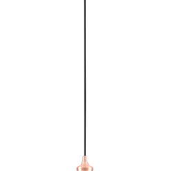 GTV-9721 LORET L 1*E27 IP20 Ø 34,8 cm pakabinamas juodas šviestuvas