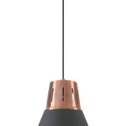 GTV-8105 GIANNI L  1*E27 IP20 Ø 32 cm pakabinamas juodas/auksinis šviestuvas